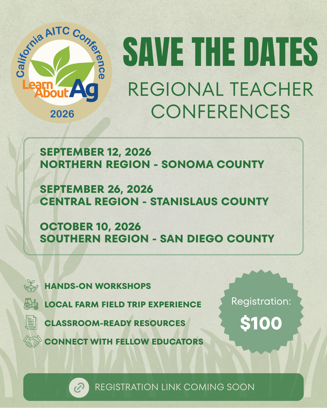 2026 regional Ag in the Classroom Conference