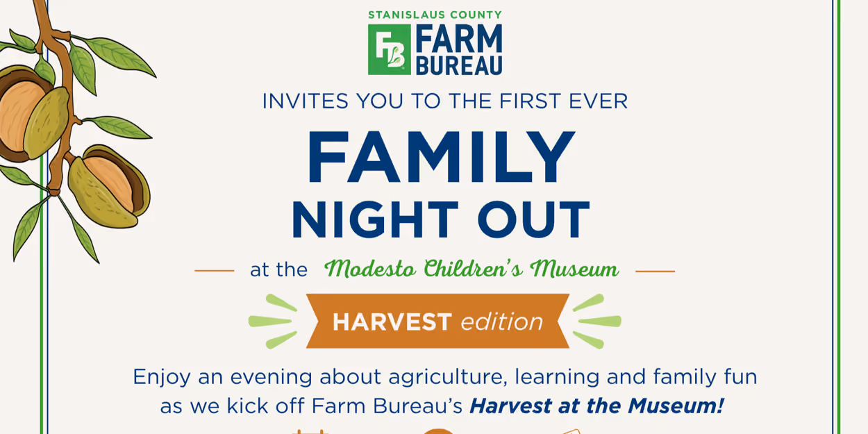 Stanislaus County Farm Bureau family night out at the Children's Museum